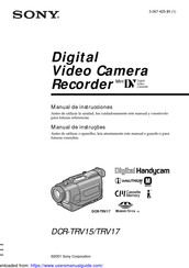 Sony DCR-TRV15 Manual De Instrucciones