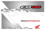 Honda CB 110 2010 Manual Del Propietário