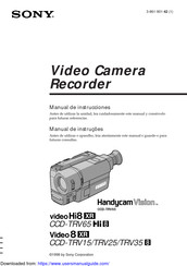 Sony CCD-TRV25 Manual De Instrucciones