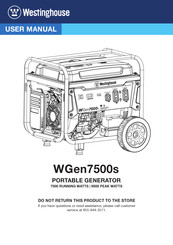 Westinghouse WGen7500s Manual Del Usuario