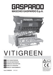 GASPARDO VITIGREEN Empleo Y Mantenimiento