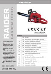 Raider RD-GCS19 Manual De Instrucciones