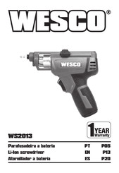 Wesco WS2013 Manual Del Usuario