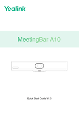 Yealink MeetingBar A10 Guia De Inicio Rapido