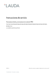 Lauda P 20 Instrucciones De Servicio