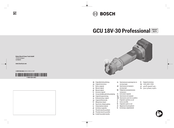 Bosch GCU18V-30 Manual Original