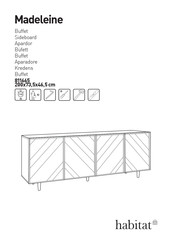 Habitat Madeleine 811665 Instrucciones De Montaje