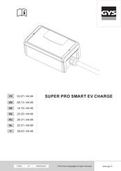 GYS SUPER PRO SMART EV CHARGE Manual De Instrucciones