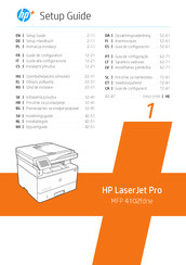 HP LaserJet Pro MFP 4102fdne Serie Guía De Configuración