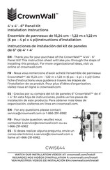 CrownWall CWIS644 Instrucciones De Instalación