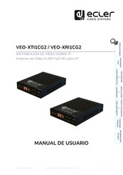 Ecler VEO-XTI1CG2 Manual De Usuario