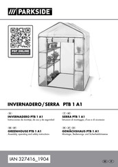 Parkside PTB 1 A1 Instrucciones De Montaje, De Uso Y De Seguridad