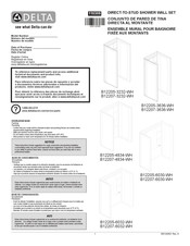 Delta B12205-3232-WH Instrucciones De Montaje