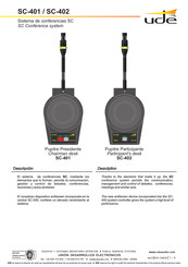 UDE SOBREMESA SC-401 Guia De Inicio Rapido