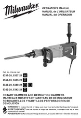 Milwaukee Tool 5342-20 Manual Del Operador