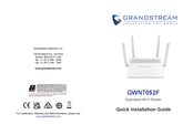 Grandstream GWN7052F Guía De Instalación Rápida