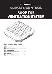 Dometic ACC3100D Instrucciones De Servicio