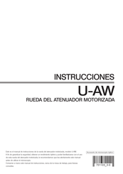 Evident U-AW Instrucciones