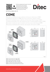 DITEC COM E Manual De Instalación