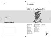 Bosch Professional GTM 12 JL Manual Original