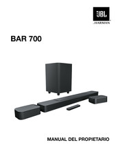 Harman JBL BAR 700 Manual Del Propietário