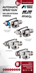 Anest Iwata WA-200SP INTEGRA Manual De Instrucciones De Uso Y Mantenimiento