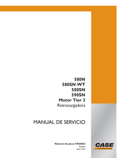 CASE CONSTRUCTION 590SN Manual De Servicio