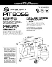 Pit Boss ULTIMATE GRIDDLE PB2BGD2 Guía De Montaje