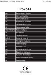 Emos P5734T Manual De Instrucciones