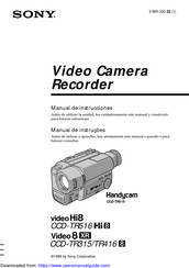 Sony Handycam CCD-TR516 Manual De Instrucciones