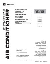 GE AKCQ10ACJ Manual Del Propietario Y Instrucciones De Instalación
