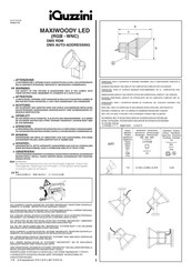 iGuzzini MAXIWOODY LED BV54 Manual De Instrucciones