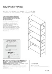 Sauder 373256 Folleto De Instrucciones