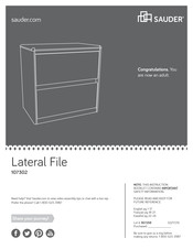 Sauder Lateral File 107302 Instrucciones De Montaje