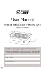 Commercial CHEF CHG16MB Manual De Usuario