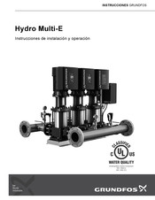 Grundfos Hydro Multi -E 2 CRE 15-02 Instrucciones De Instalación Y  Operación