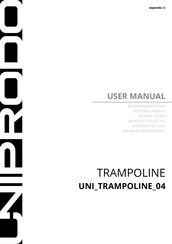 Expondo UNIPRODO UNI TRAMPOLINE 04 Manual De Instrucciones