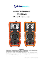 BAW electric RM113C Manual De Instrucciones