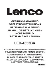 Lenco LED-4353BK Manual De Instrucciones