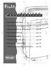 DeLonghi Pinguino F400 Instrucciones De Uso