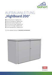 biohort HighBoard 200 Instrucciones De Montaje