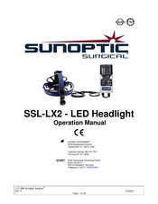 Sunoptic Surgical SSL-LX2 Manual De Funcionamiento