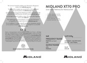 Midland XT70 PRO Guía Rápida