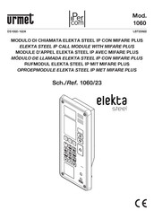 Urmet Elekta Steel 1060 Manual Del Usuario