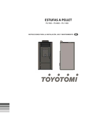 Toyotomi PS-9800 Instrucciones Para La Instalación, Uso Y El Mantenimiento