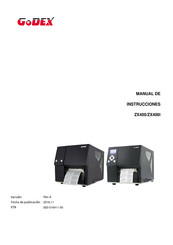 Godex ZX430 Manual De Instrucciones