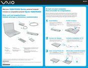 Sony VAIO VGN-FE500 Serie Manual De Instrucciones