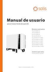 SOLIS S6-EH3P10K-H-PRO Manual De Usuario