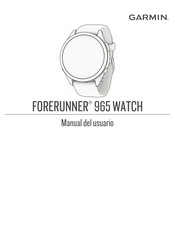 Garmin FORERUNNER 965 WATCH Manual Del Usuario