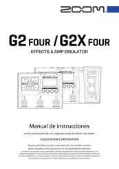 Zoom G2 Manual De Instrucciones